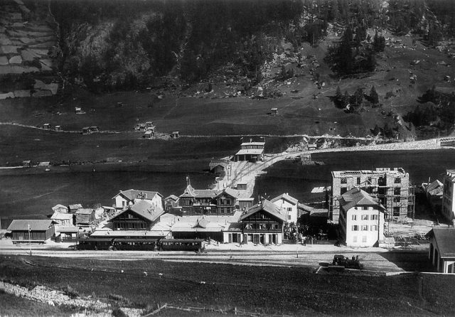 Zermatt Town Rail Station