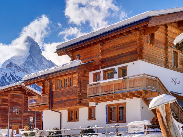 chalet ulysse view of matterhorn