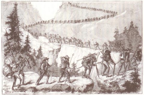 Mark-Twain-Zermatt-climbing-the-Riffelberg