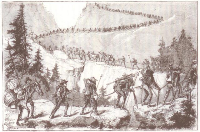 Mark-Twain-Zermatt-climbing-the-Riffelberg